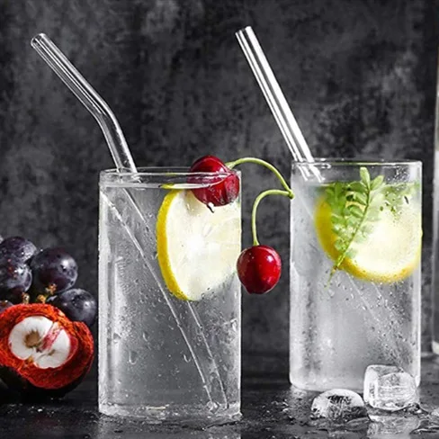 Jinbaijia Custom Environment Protect Reusable Drinking Glasses Bottle With Bamboo Lids and Glass Straw