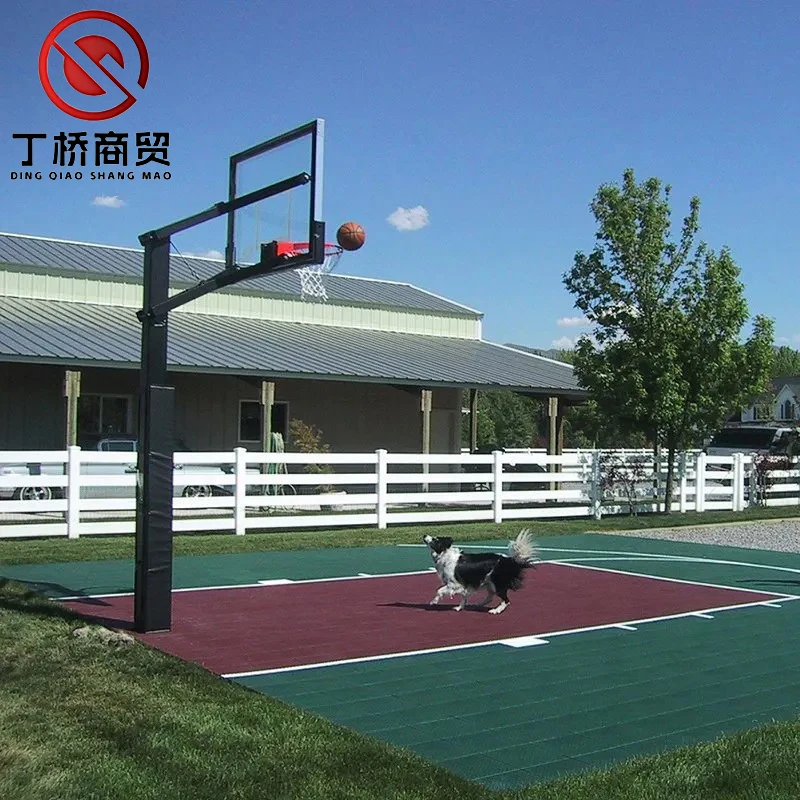 Professional Modified Pp Elastic Outdoor Sports Polypropylene Interlocking Basketball Court Tile Backyard Floor Tile