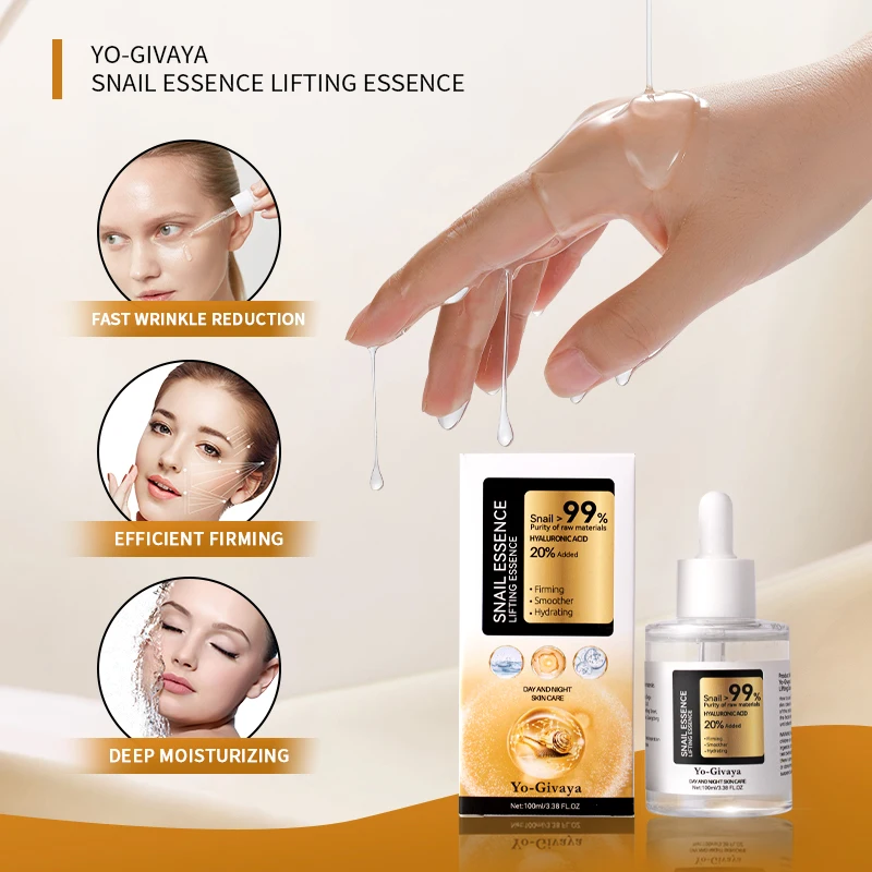 Snail Essence Snail Mucin Moisturizing Hydrating Facial Essence 100ml Repair Snail Essence