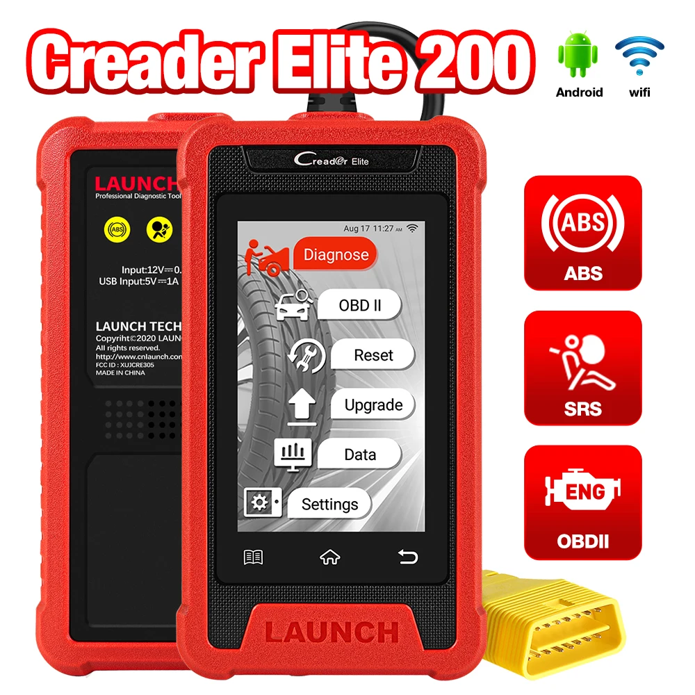 Factory Hot Sales Modern Design Launch Cre200 Car Diagnosis Scanner Machine Engine Diagnostic Golf Monitor