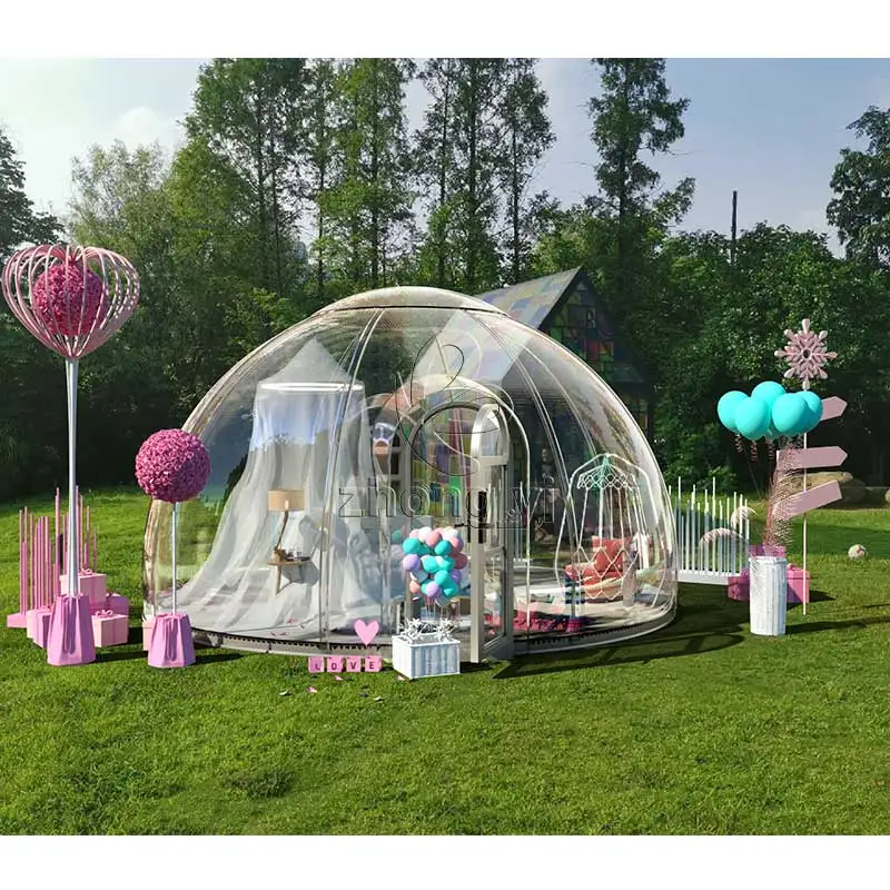  Прозрачный купол прозрачный пузырьковый дом геодезические