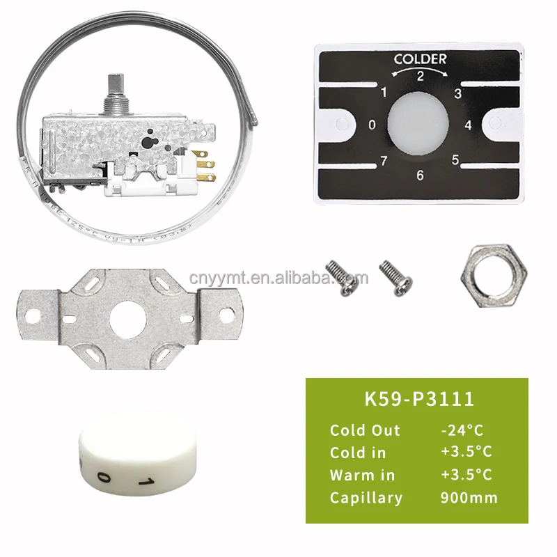 K59 series freezer refrigerator defrost thermostat K59-P3111