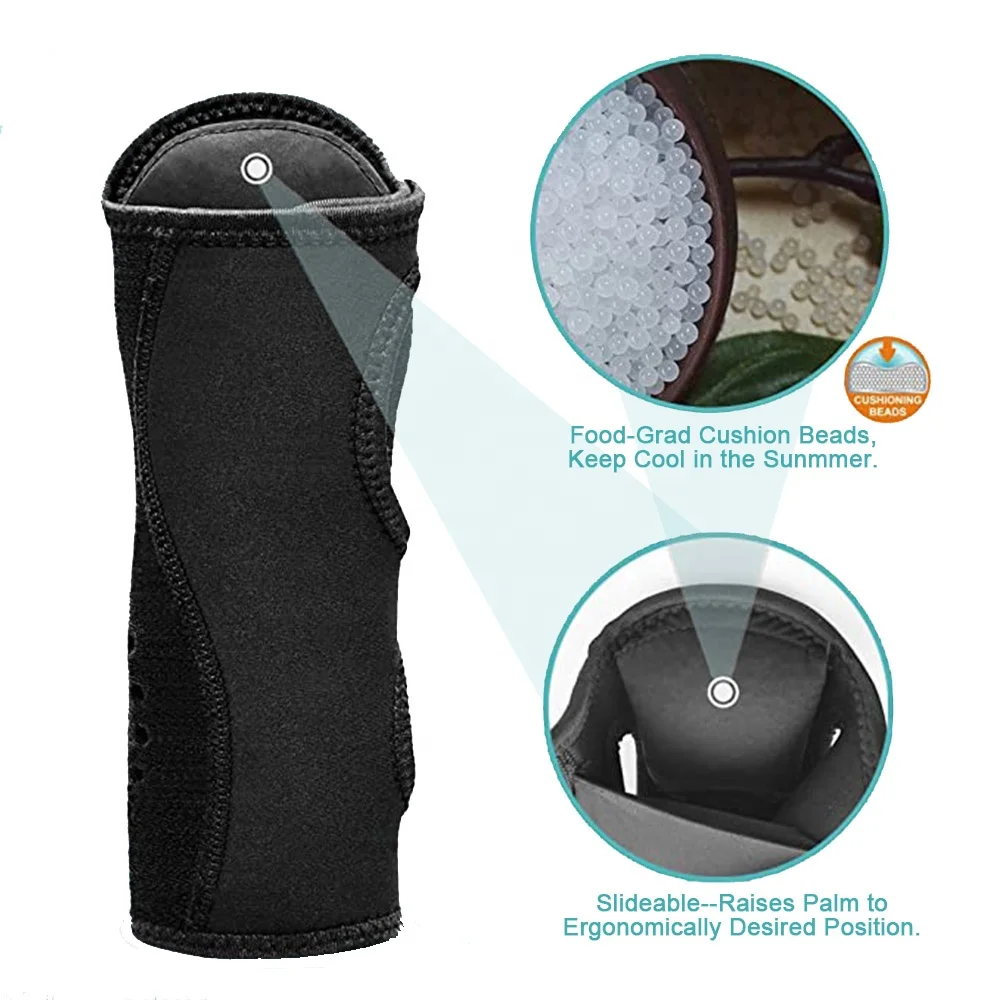 Universal Size Protective Wrist Brace Adjustable Flexible Wrist Tube Wrist Brace For Men And Women