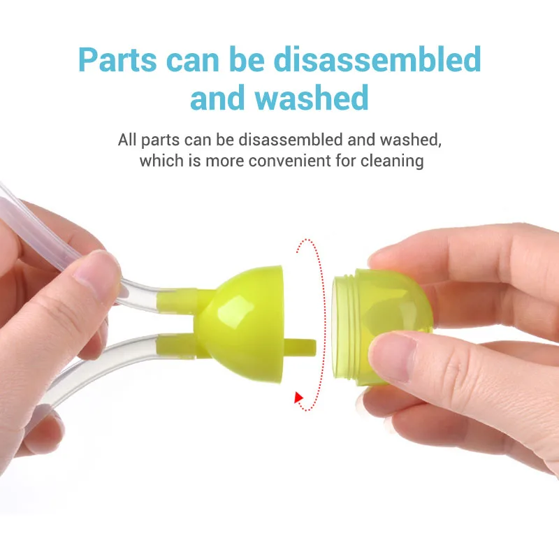 Baby Nasal Aspirator Snot Sucker for Infants, Babies and Kids with Nose Cleaning Tweezer