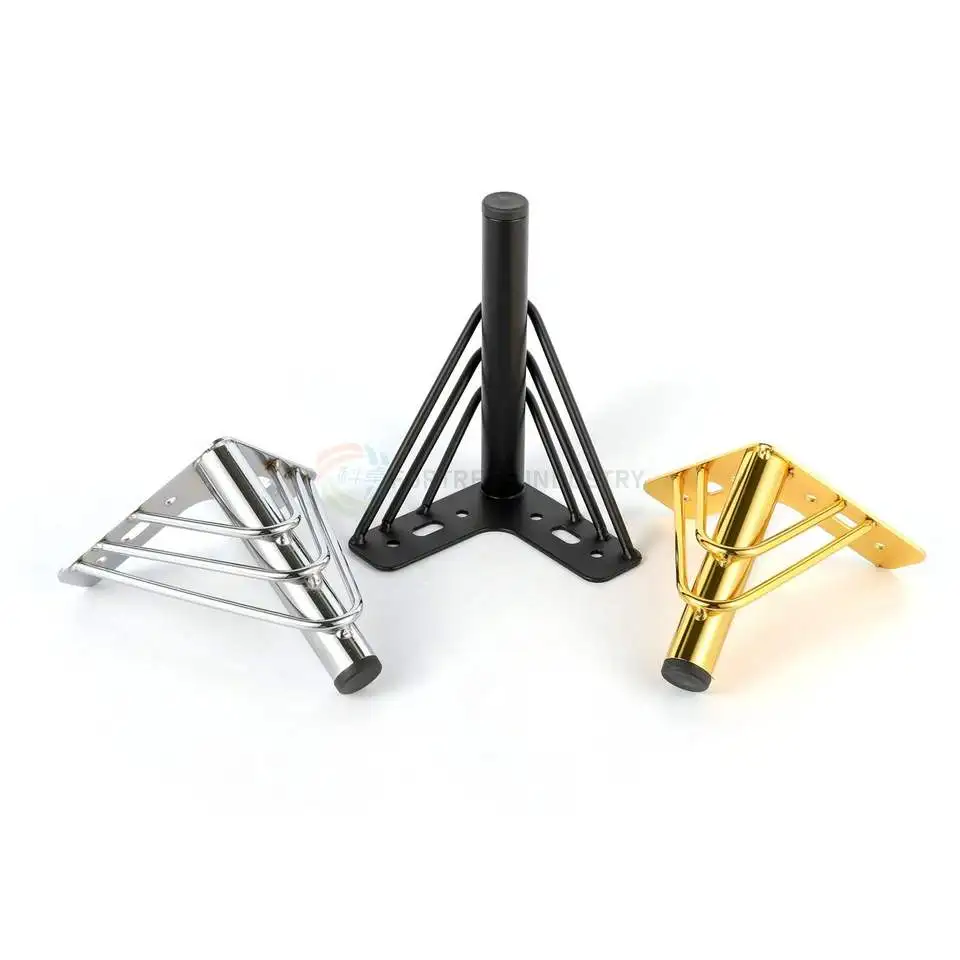 Современные металлические золотые ножки для мебели, железные ножки для шкафа, стола, дивана, стула, фурнитура, аксессуары для мебели, дивана