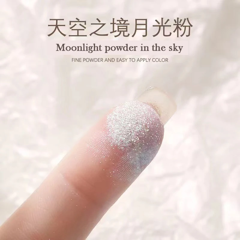 Super Shiny High Quality Moonlight Chrome Nail Glitter Powder Mirror Metallic Effect Popular Nail Powder