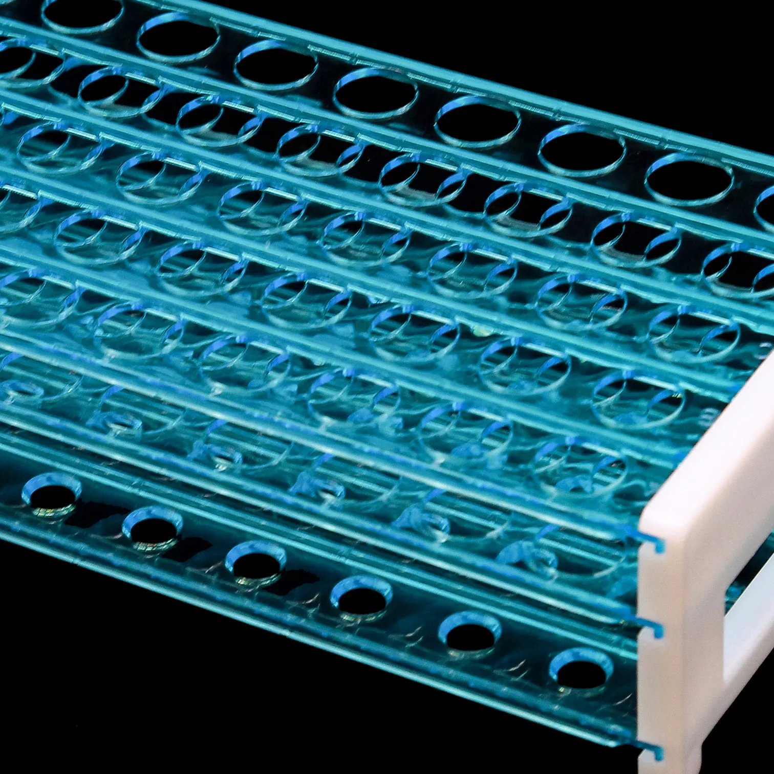 laboratory equipments high quality  PS plastic detachable  test tube rack