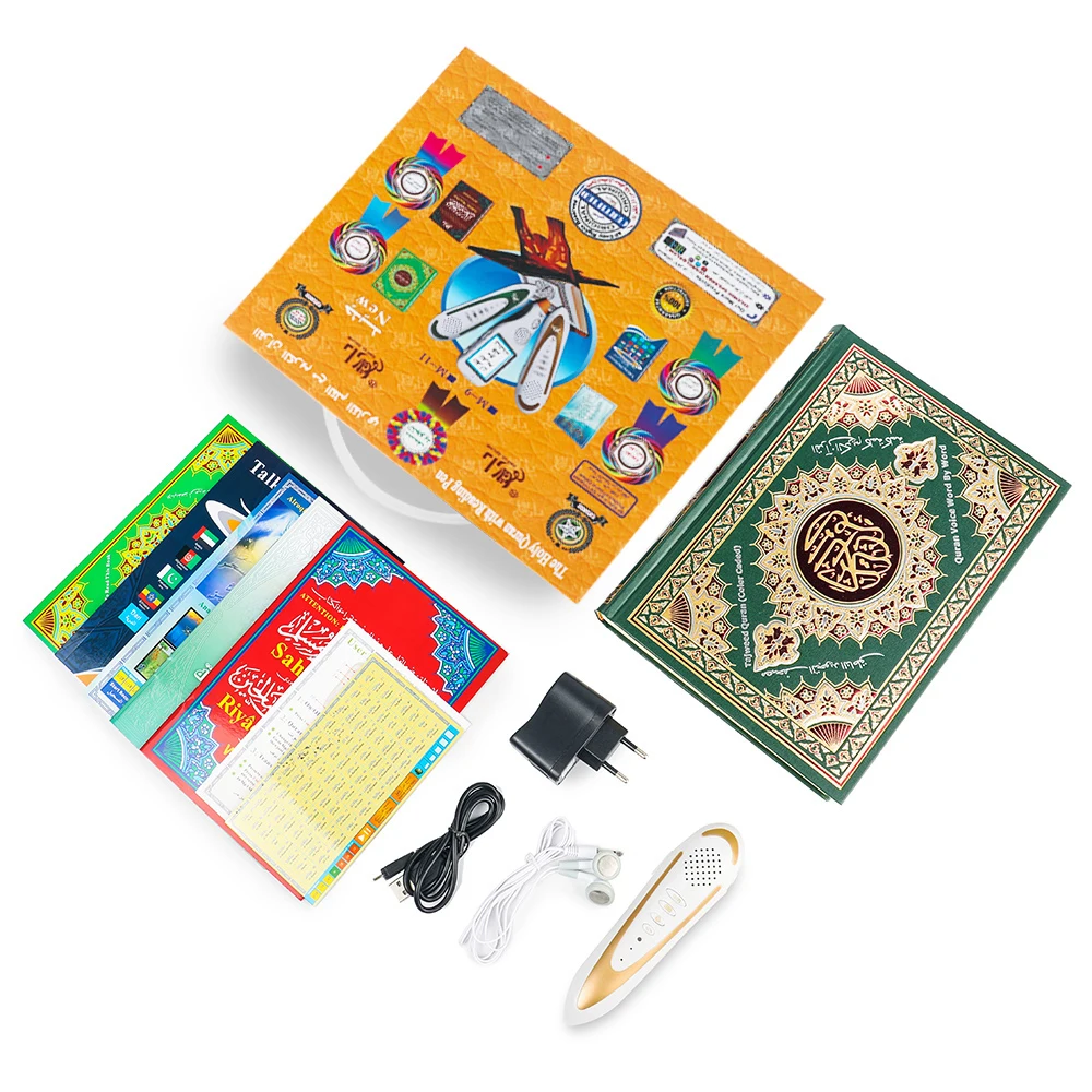 Лидер продаж, арабский священный Исламский подарок M10LG, ручка для чтения Корана с набором книг с переводчиком языков, подарки мусульманским ислам