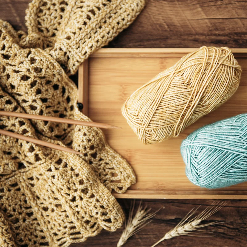  YarnCrafts износостойкая объемная высококачественная акриловая хлопчатобумажная пряжа для вязания