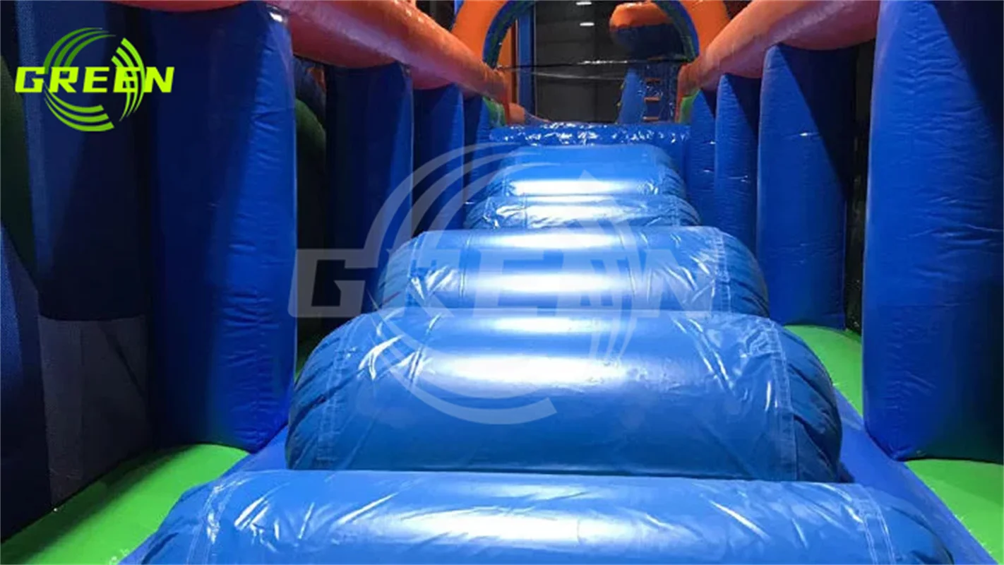 Commercial Kids Outdoor Indoor Amusement Cartoon Bouncy Jumper Inflatable Playground Equipment City Obstacle Trampoline Park