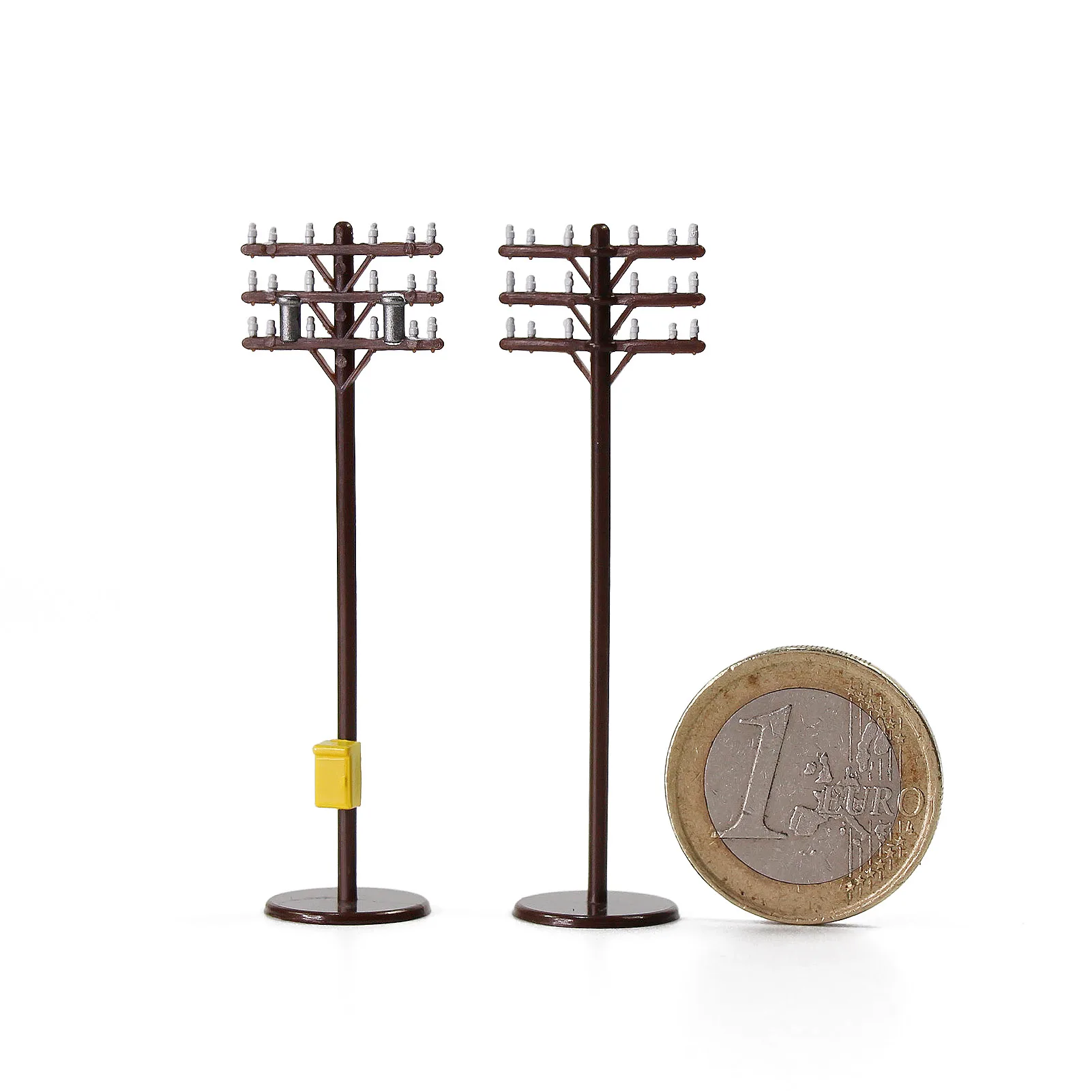 
GY18150 Model Train Railway 1:150 N Scale 5.8cm Telegraph Pole Power Pole Tel Pole 