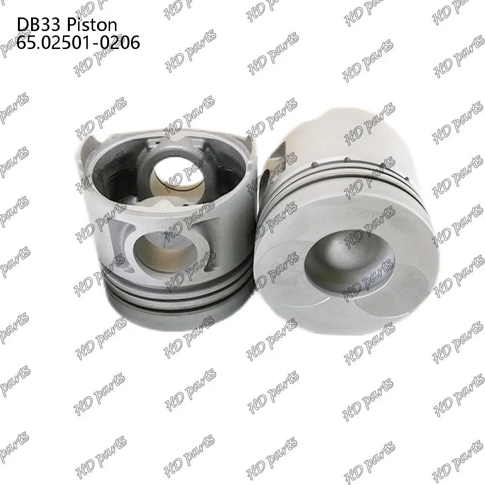 DB33 Piston With Pin 65.02501-0206 Suitable For Doosan Engine