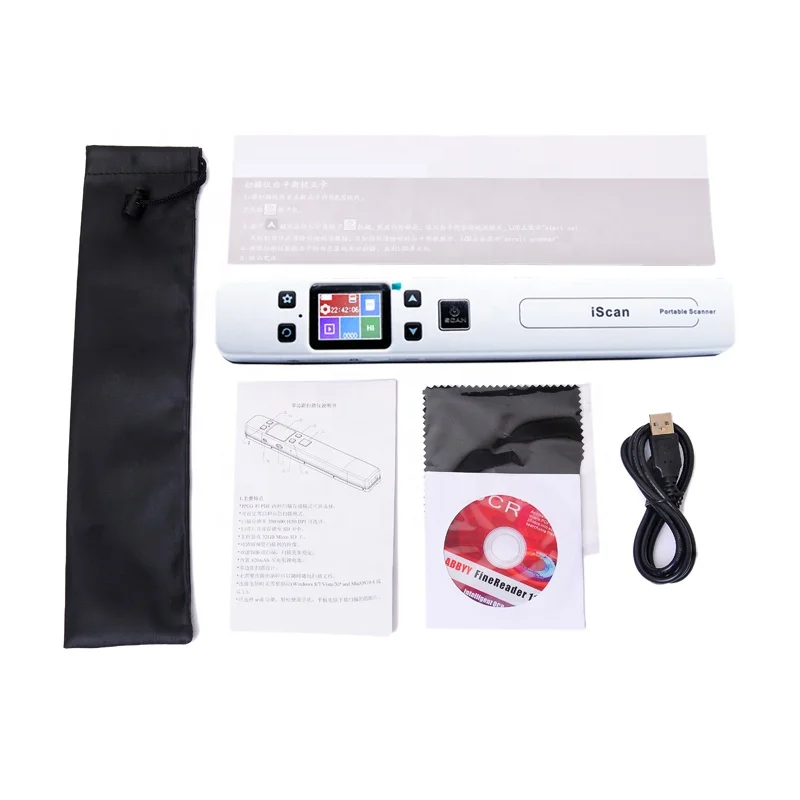 Iscan A4 Book Image Wifi 1050 точек/дюйм высокоскоростной портативный сканер документов с 1 8 дюймовым ЖК-дисплеем формат JPG