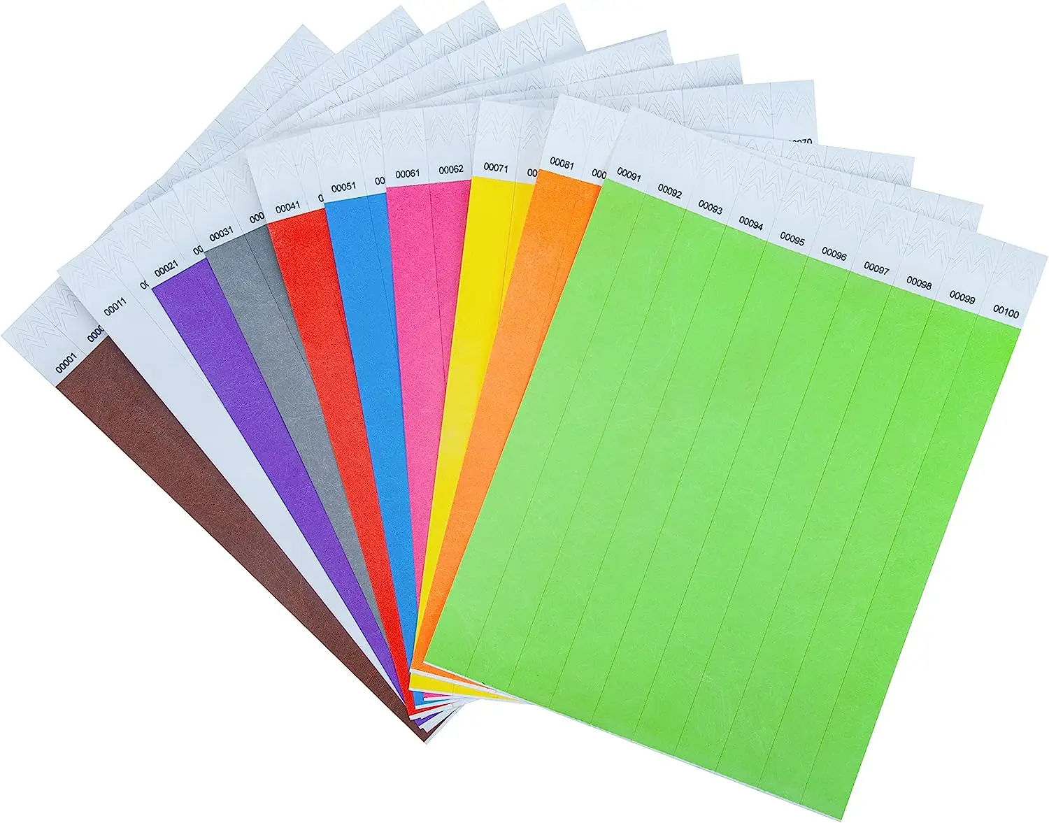 strong paper concert event bracelet