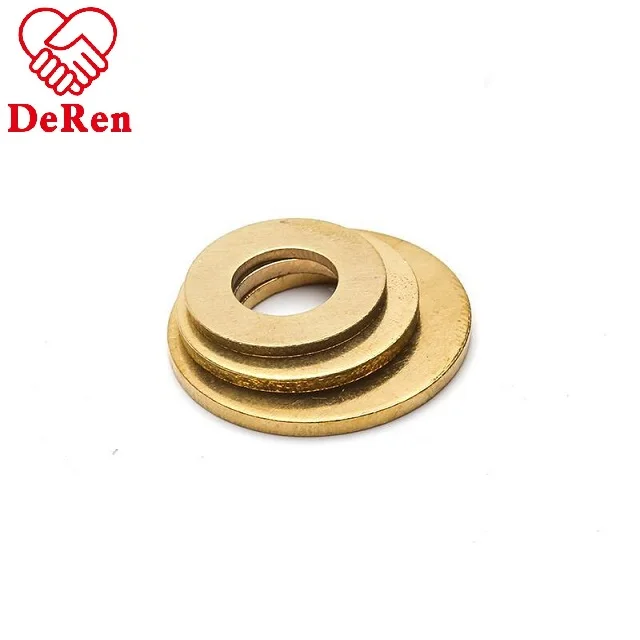 brass plain washer DIN125 DIN9021 copper washer bronze washer H59/H62