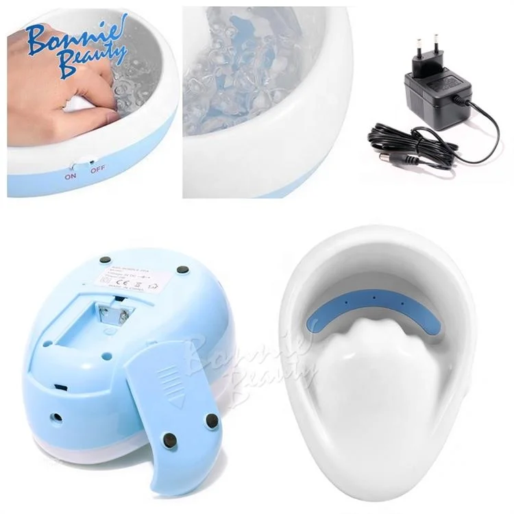 Electric Nail Bubble Spa ,Jet Bubble Spa Massage Bowl for Nail Polish Remove, Dead Skin Softening and Beauty Both Hands Care