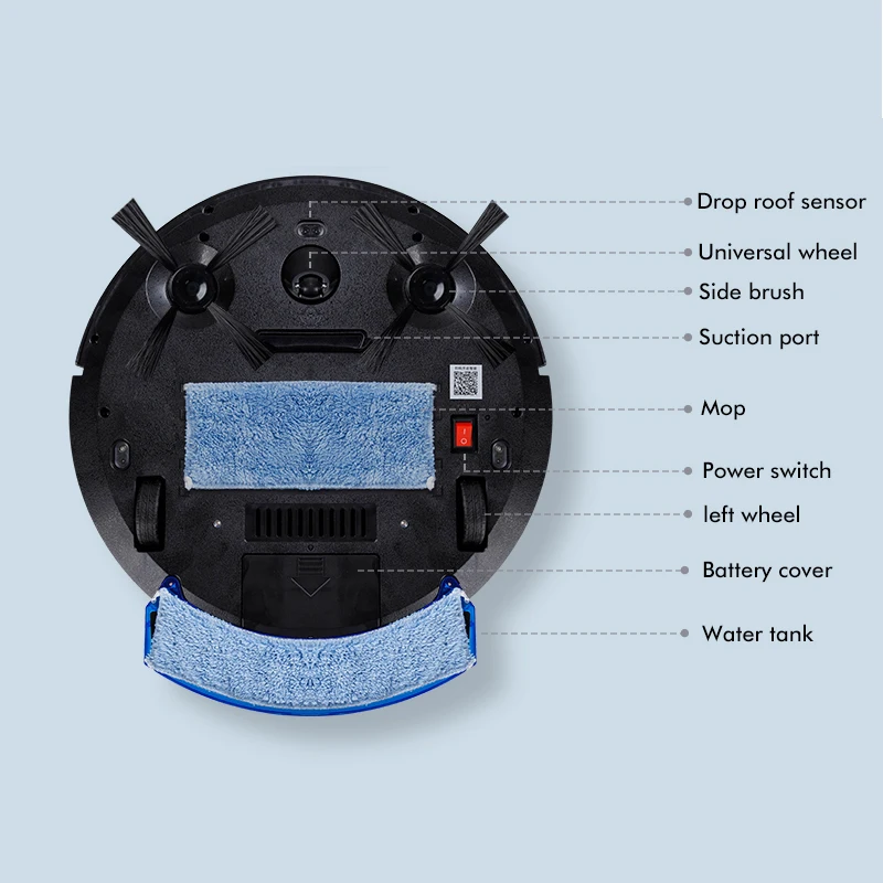 APP Control Robot Vacuums Smart Vacuum Cleaner Sweeping Robotic Cordless Household cleaning appliances