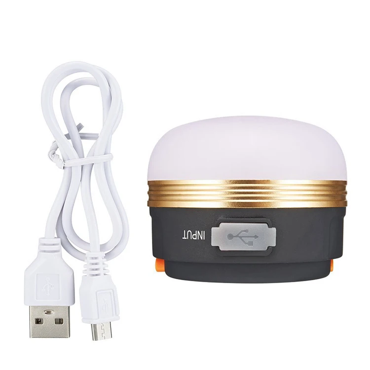 CE & ROHS certificated 18650 Rechargeable battery emergency Mobile charging IPX3 Waterproof Portable 5 LED Camping Lantern