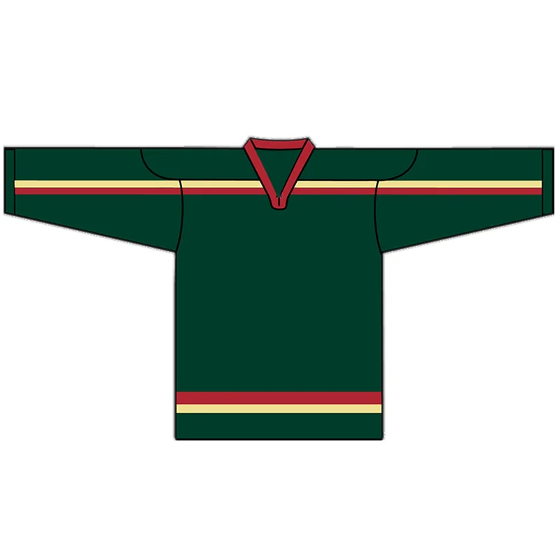 Made In China 2021 Custom Oem Goalie Cut Hockey Jerseys Christmas Hockey Jersey