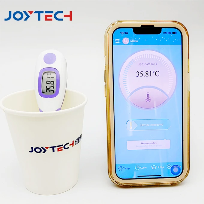 MDR CE Approved OEM Fever Testing Temperature Digital Thermometer Bluetooth Pregnancy thermometer