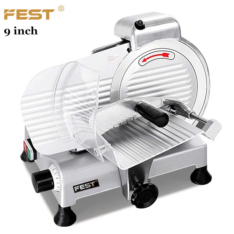 FEST Meat Slicer Professional 0-17mm 250mm Krups Meat Slicer Cutting Machine Price Meat Cutter
