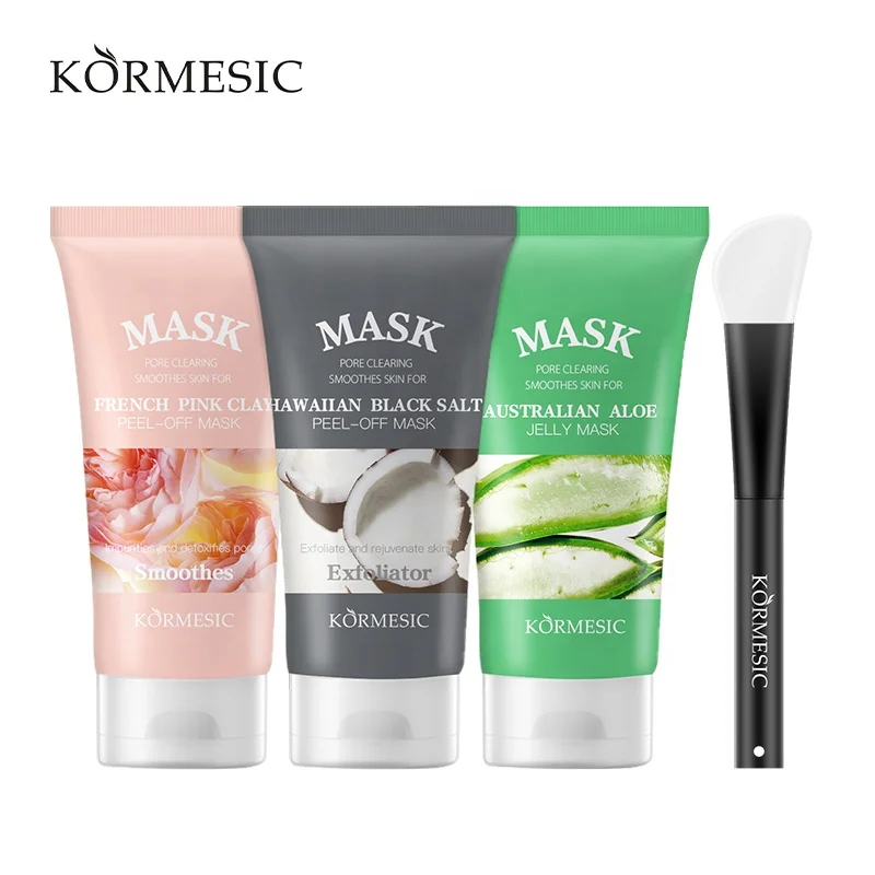 Private Label KORMESIC Pore Clearing Smoothly Skin for Peel-off Mask 4 Pieces Sets