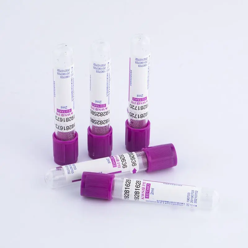 Medical negative pressure EDTA K2/K3/Na2 blood collection disposable vacuum blood collection