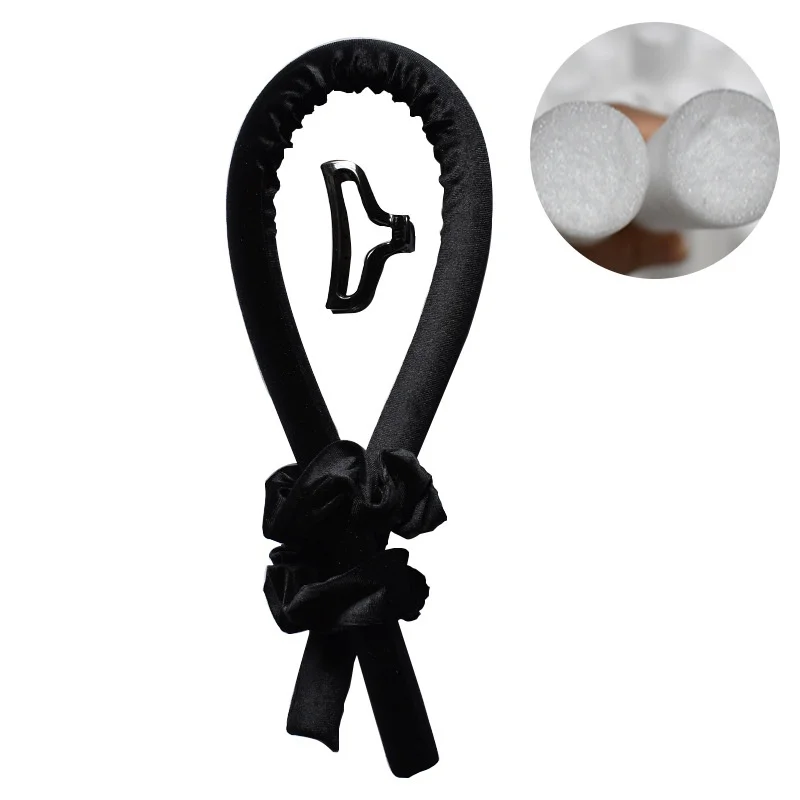 New Arrival Velvet Heatless Lazy Curling Iron Large Wave EVA Foam Sponge Hairdressing Curly Hairstick