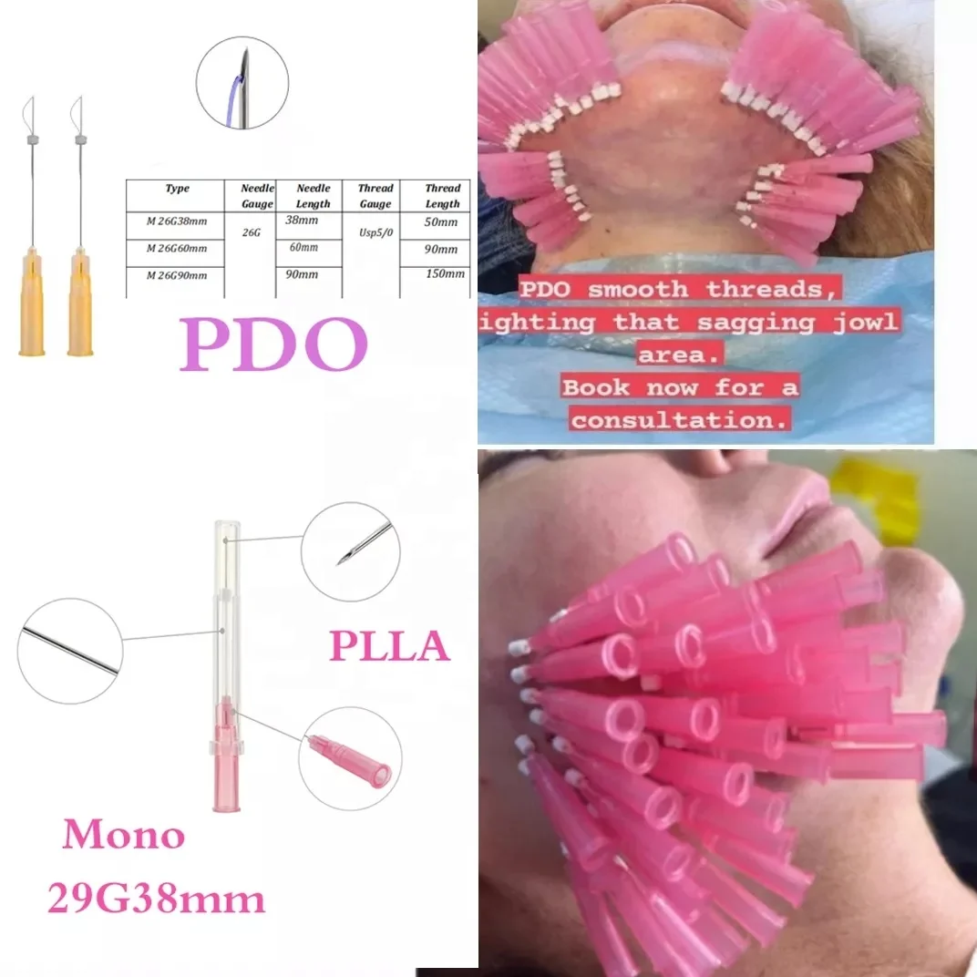 cog 4d 3d 6d 8d  21g100mm for jawline face lift pdo thread korea with cheap price