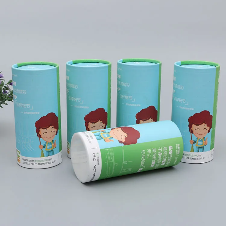 Custom Logo Packaging Roll Core Paper Tube Kraft Paper Tube Origami Cylinder Box