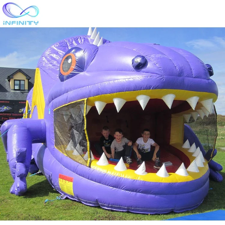 Hot Sale Lizard obstacle course inflatable maze inflatable jumping castle bouncy inflatable trampoline obstacle for adults
