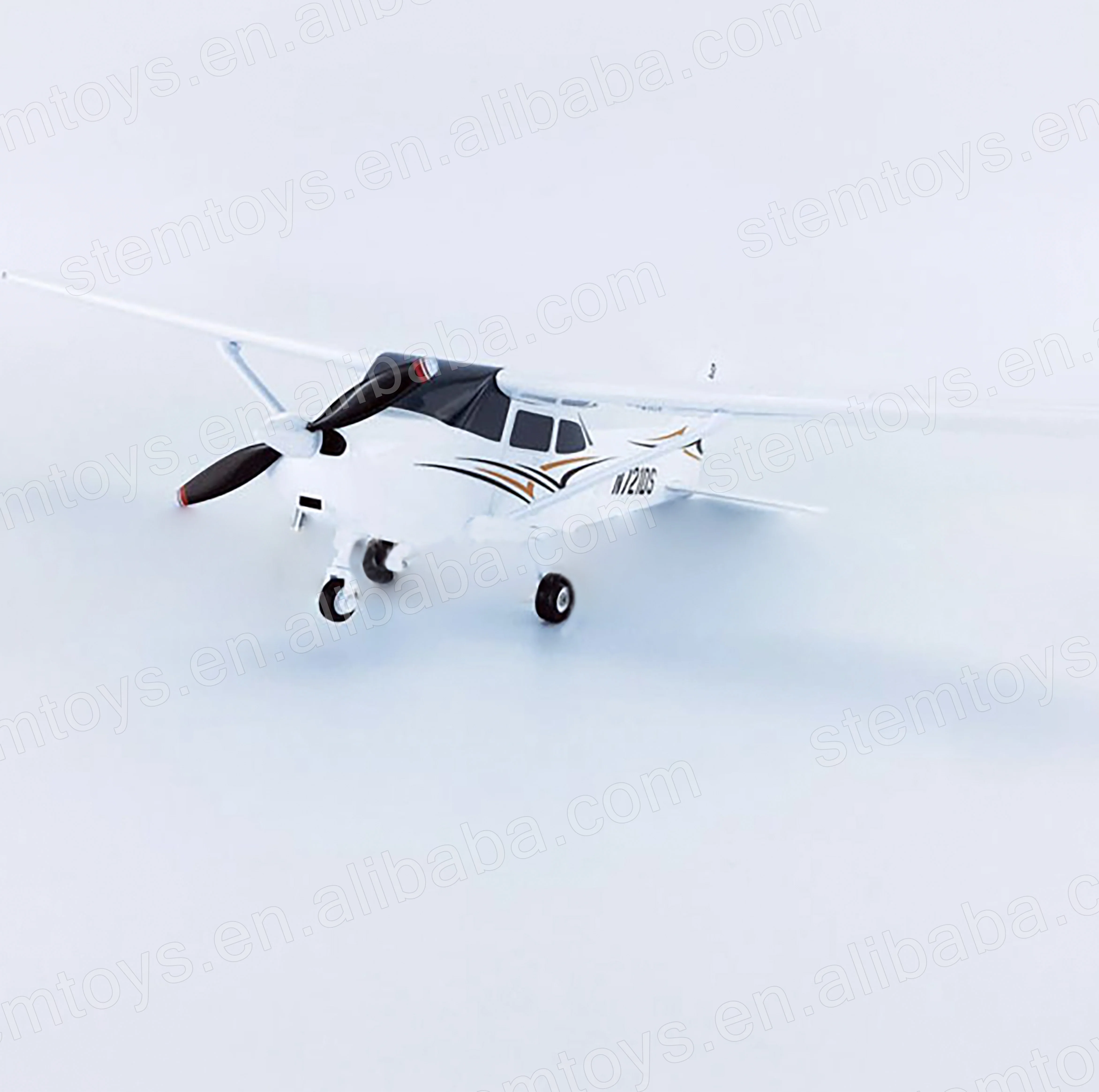 28cm Cessna 172 Skyhawk Skylane Popular Resin Aircraft Model Private Pilot Student Training Fighter Airplane Models Gift