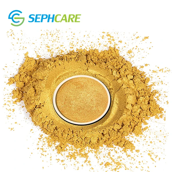 Sephcare Bulk Food additives Pigment Gold powder Metallic Luster Dust Edible Glitter for cakes decoration drinks