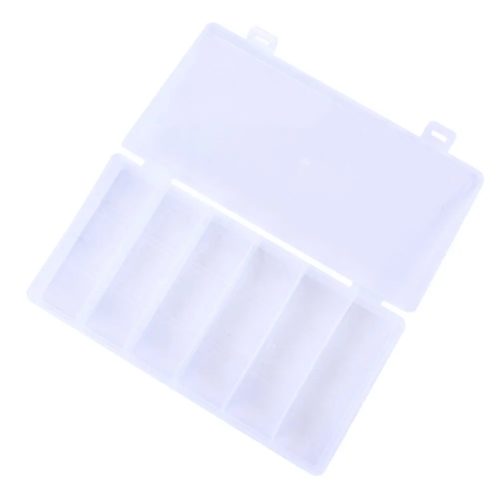 Многофункциональный пластиковый маленький прозрачный футляр для хранения 5 отсеков лодок на берегу