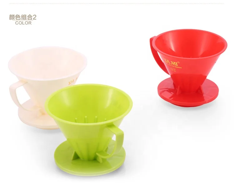 YAMI Food Grade Plastic Pour Over Coffee Dripper