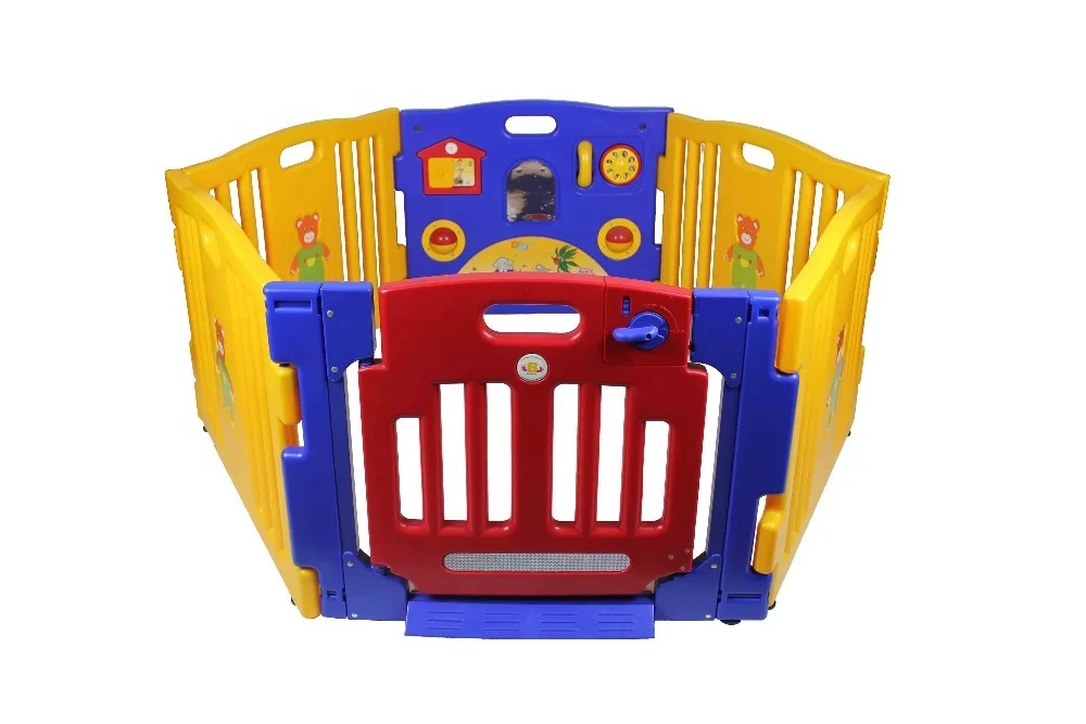 New Customized Factory Price High Quality Baby Plastic Safety Fence Playpen