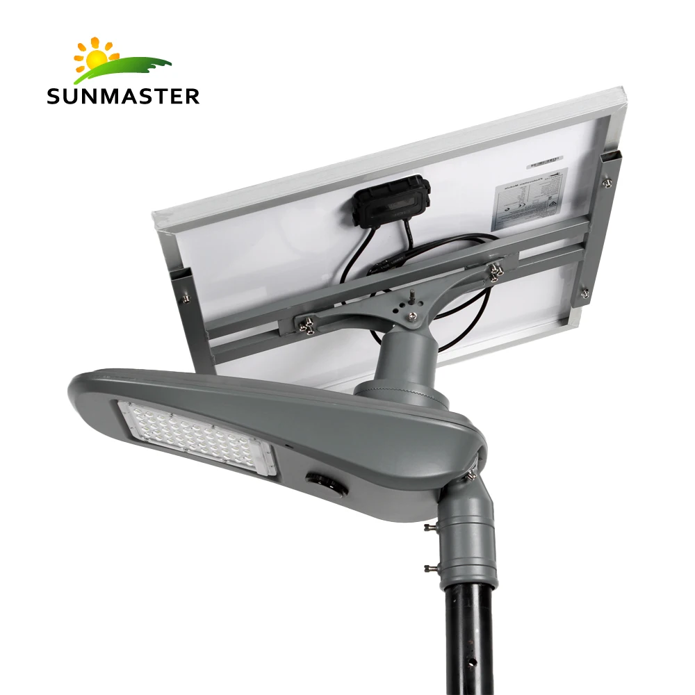All in Two Solar Street Light Price Pinche Lampara Solar 25W Solar Street Light 8 meters pole