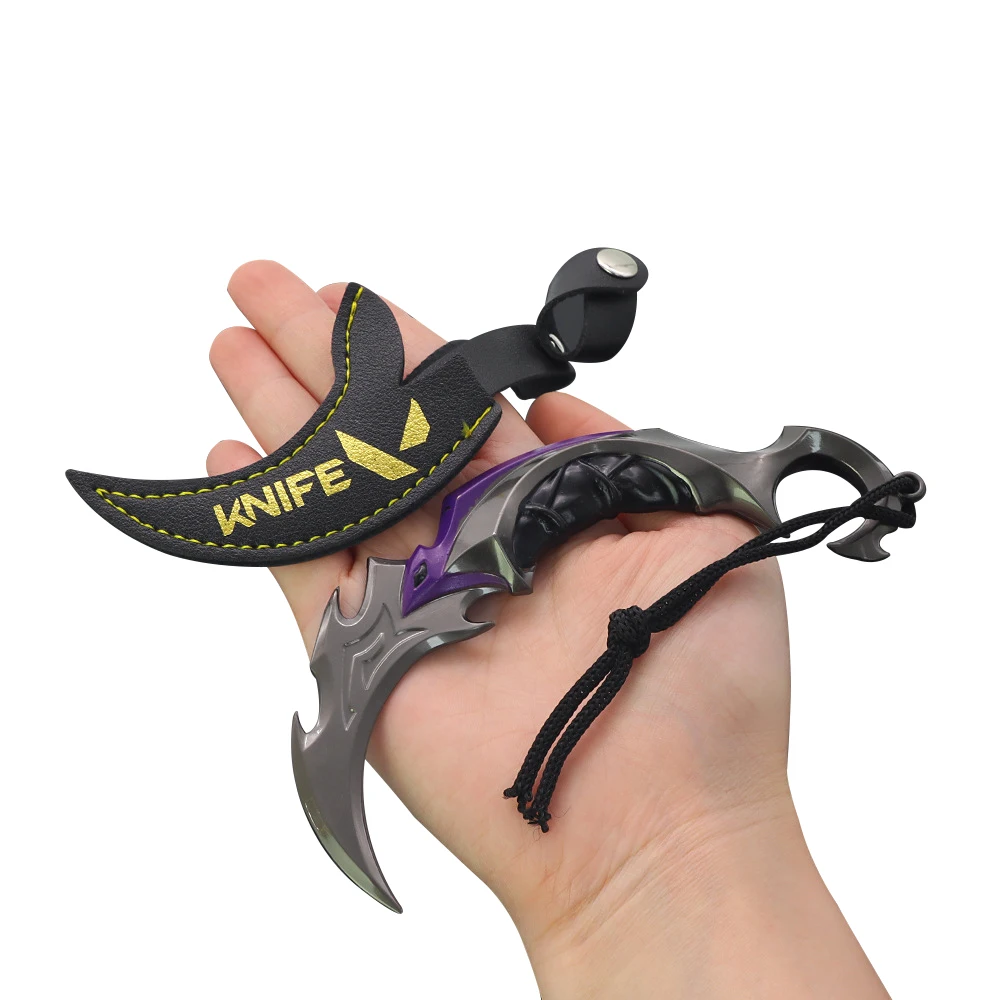Custom Funny Valorant Butterfly Metal Toys Knife & Kids Birthday Christmas Surprise Gifts Buying Selling Boys Swords Cosplay Toy