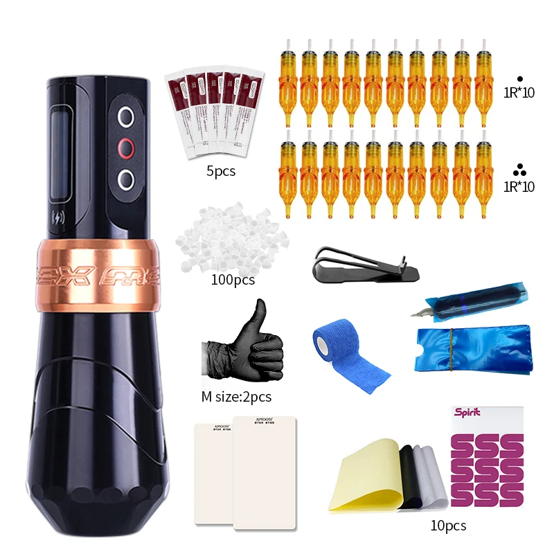 Tattoo Machine Kit Factory Wholesale Tattoo Gun Set Tattoo Kits for Beginners Popular