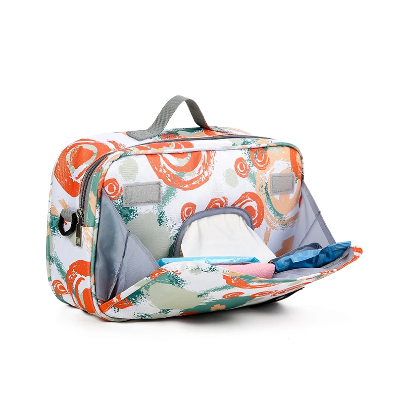 In stock mother multifunctional shoulder outside yummy mummy diaper refill bag for women stroller organizer