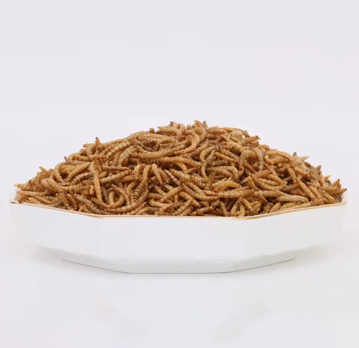 All Natural Dry Whitefly Dry Mealworms in Bulk Animal Feed