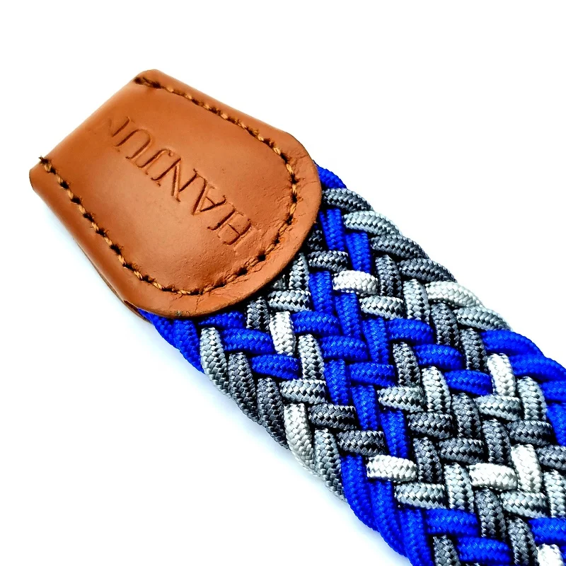 Hot Sale Colorful Wide Elastic Belt Webbing Elastic Fashion Belt Golf Women Elastic Belts