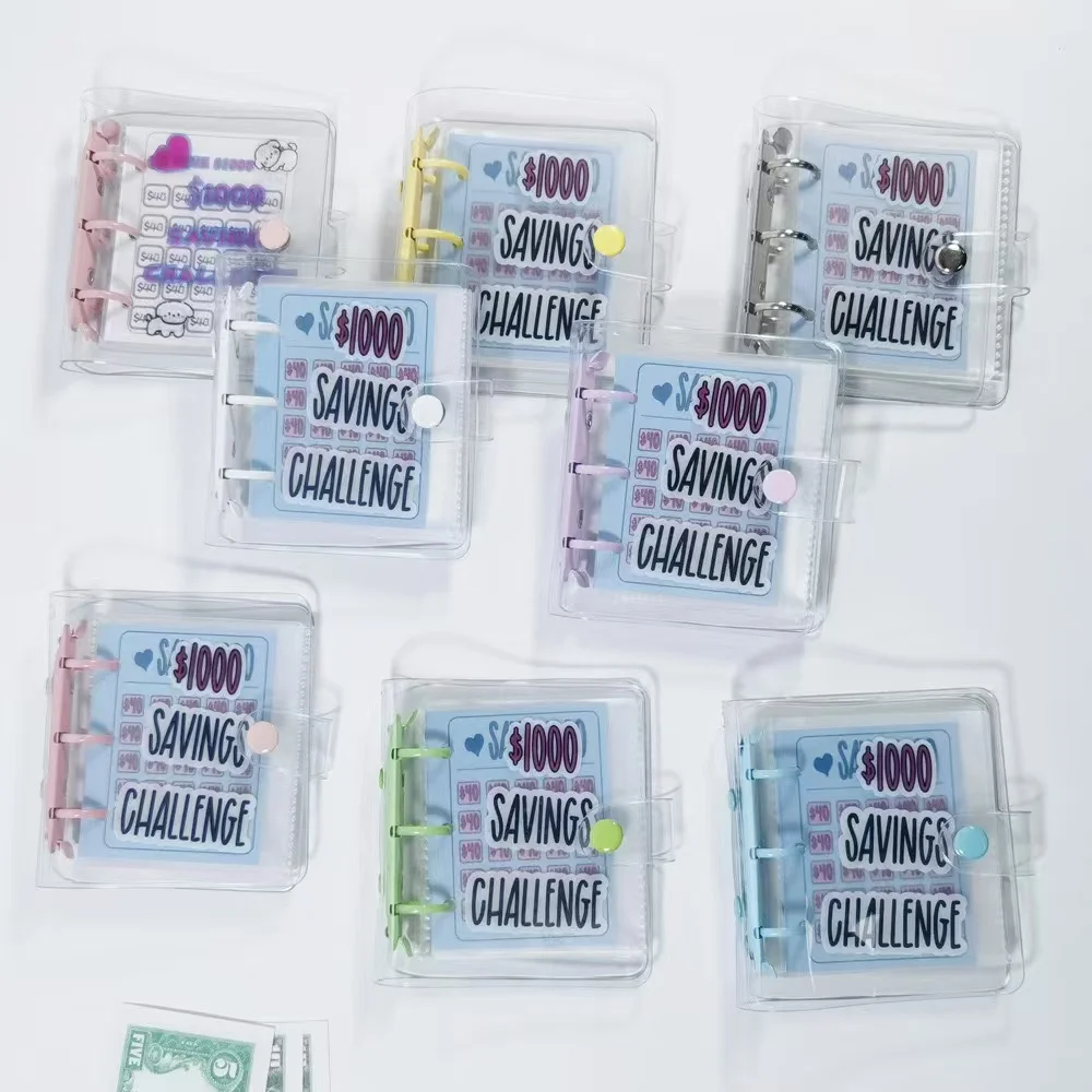 Savings Challenge Binder  Money Saving Binder Savings Challenges Book With Envelopes Mini Budget Binder With Cash Accessories