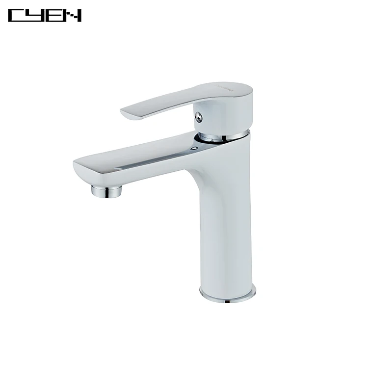 China Factory Price European Style Mini Body Two Handles 3 Hole Bathroom Golden Faucets Colorful Basin Tap Griferia