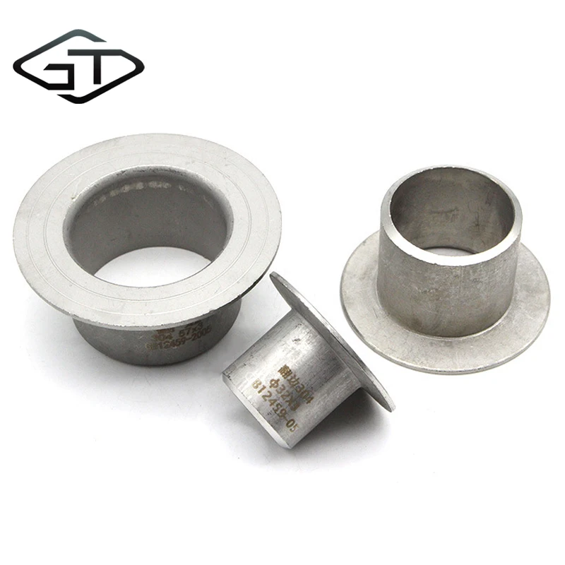 Ansi b16.9 dn250 pn10 304 316 904L фланцы из нержавеющей стали, короткий стыковой фитинг трубы, бесшовный концевой фланцевый соединитель sch10