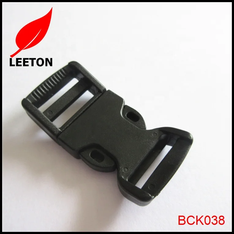 Factory supply cheap 0.75 inch 20mm Arched shaped plastic side release bag buckle