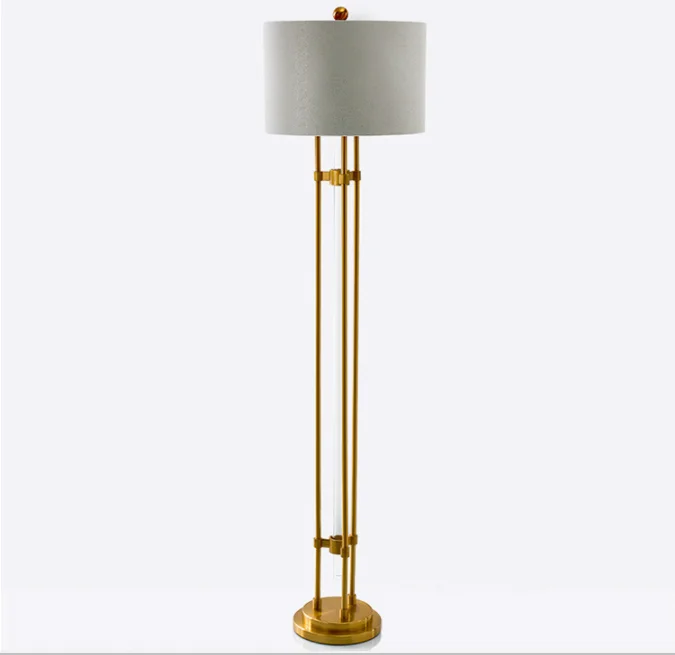 Modern Metal Brass Designer Hotel Home Lighting Floor Standing Lamp Lights Fixture Floor Lamps for Living Room Decor