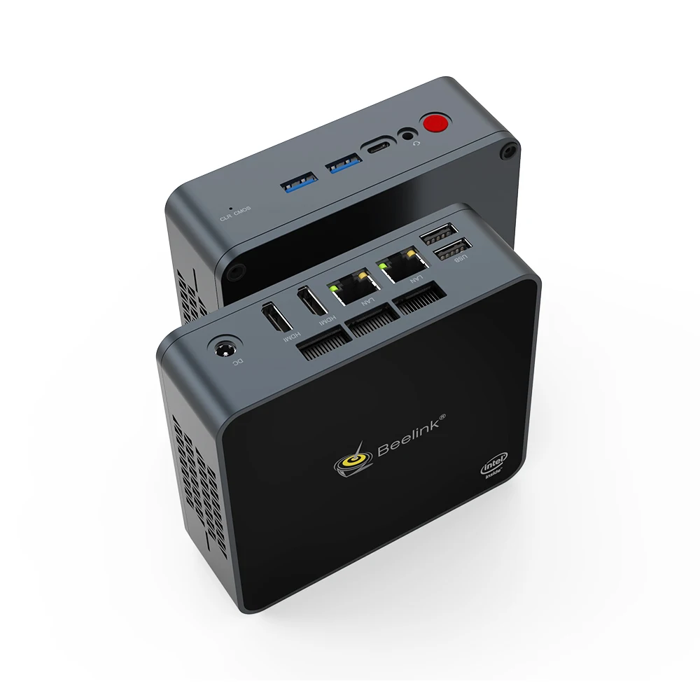  Игровой мини-ПК GK55 Intel Celeron J4125 8 ГБ 128 256 5G Wi-Fi 4K hd гигабитный ethernet настольный компьютер на базе Windows