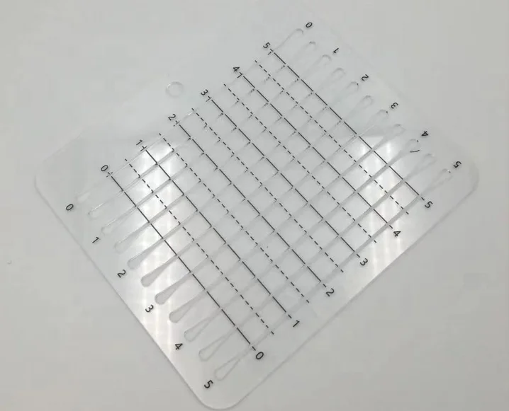 
New Acrylic Sewing Ruler Template Square Shaped Hollow Sewing Kit Patchwork Template DIY 