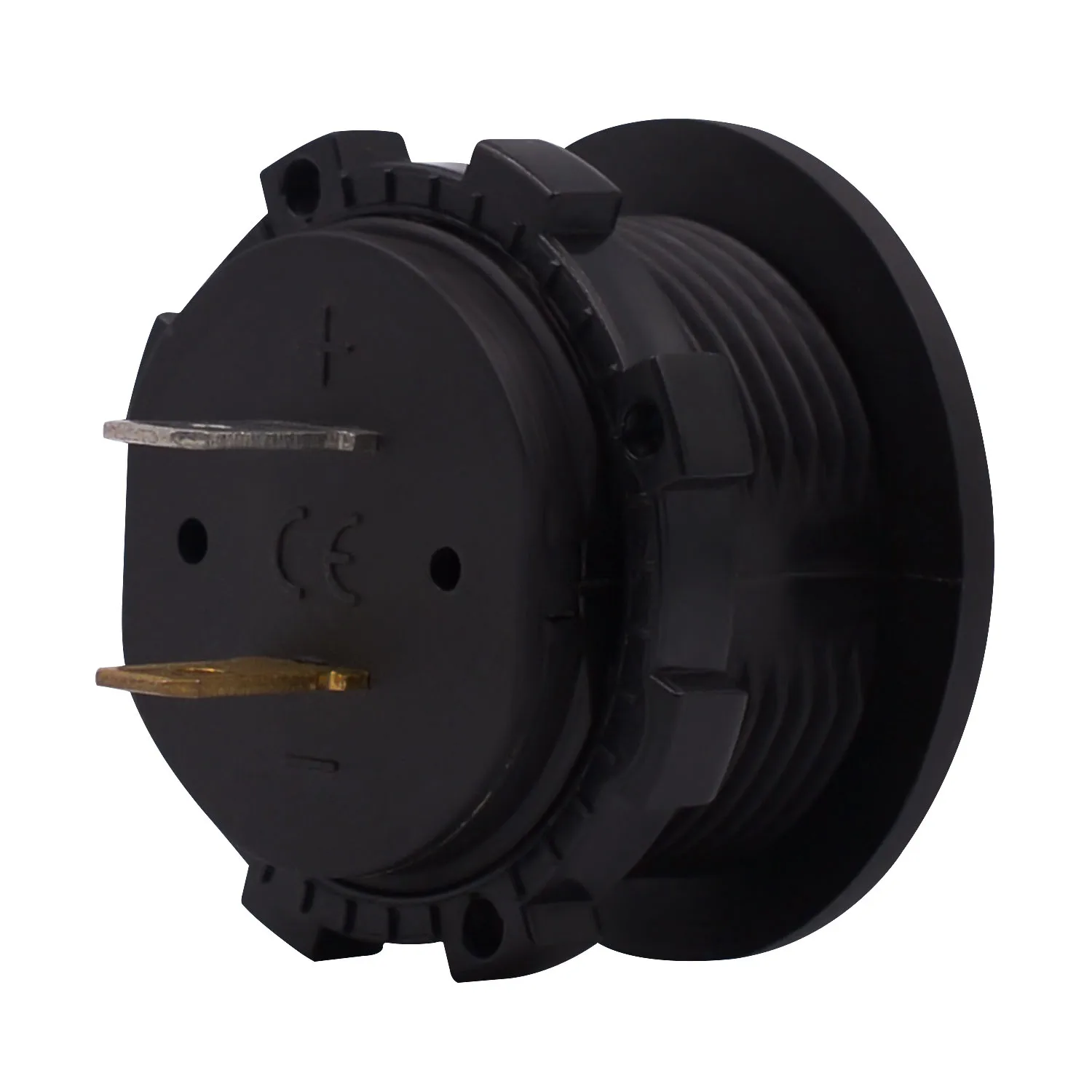 Waterproof round auto boat car  motorcycle DC6-30V LED panel mini digital voltage meter tester display voltmeter